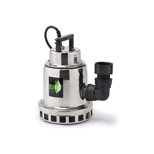 Eco Flo Products Eco-Flo SEP50M Submersible Water Fall Fountain Pump, Stainless Steel, 1/2 HP SEP50M - main